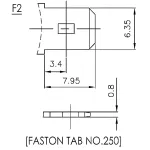 Батарея CSB HRL634W F2 FR (6В, 34Ач)