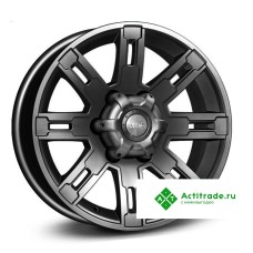КиК Полюс R16/7.5J PCD 6x139,7 ET 22 ЦО 107,1 антрацитовый