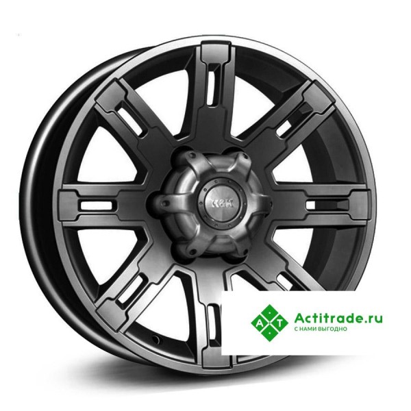 КиК Полюс R16/7.5J PCD 6x139,7 ET 22 ЦО 107,1 антрацитовый