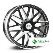 RST R042 R20/8.5J PCD 5x112 ET 40 ЦО 66,6 черный с полированным ободом