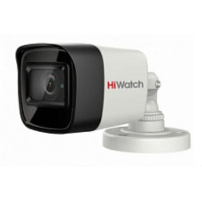 Камера видеонаблюдения HiWatch DS-T800(B) (2.8 MM) (аналоговая, уличная, цилиндрическая, 8Мп, 2.8-2.8мм, 3840x2160, 125кадр/с) [DS-T800(B) (2.8 mm)]
