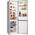 Холодильник Nordfrost NRB 154 S (A+, 2-камерный, объем 353:238/115л, 57.4x203.4x62.5см, серый)