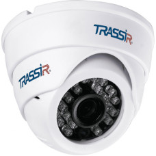 Камера видеонаблюдения Trassir TR-D8121IR2W (IP, внутренняя, купольная, 2Мп, 2.8-2.8мм, 1920x1080, 25кадр/с, 111°) [TR-D8121IR2W]
