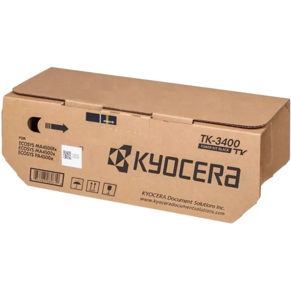 Картридж Kyocera TK-3400 (черный; 12500стр; Kyocera ECOSYS PA4500x, ECOSYS PA5000x, ECOSYS PA5500x, ECOSYS PA6000x, ECOSYS MA4500x, ECOSYS MA4500fx)