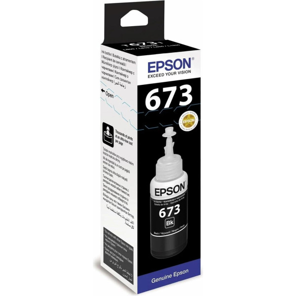Картридж Epson C13T673198 (черный; 70стр; L800, L805, L810, L850, L1800)