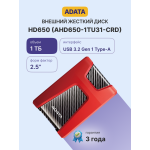 Внешний жесткий диск HDD 1Тб ADATA (2.5