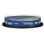 Диск CD-RW Verbatim (0.68359375Гб, 12x, cake box, 10)