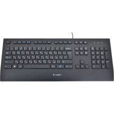 Клавиатура Logitech Corded Keyboard K280e Black USB ( мембранные, 104кл) [920-005215]