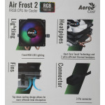 Кулер для процессора Aerocool Air Frost 2 (алюминий+медь, 25,7дБ, 3-pin)