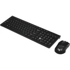 Клавиатура и мышь DEFENDER и Columbia C-775 Black USB (радиоканал, классическая мембранная, 108кл, светодиодная, кнопок 3, 1000dpi)