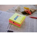 Блок самоклеящийся Hopax 21012 (бумага, 76x76мм, 400листов, 70г/м2, 5цветов)