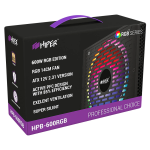 Блок питания Hiper HPB-600RGB (ATX, 600Вт, 20+4 pin, ATX12V 2.3, активная)