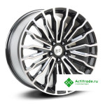 RST R032 R20/9J PCD 5x112 ET 34 ЦО 66,6 черный с полированной лицевой поверхностью