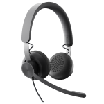 Гарнитура Logitech Zone Wired Teams (оголовье, с проводом, накладные, USB Type-A, USB Type-C, Microsoft Teams)