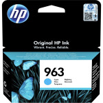 Чернильный картридж HP 963 (голубой; 700стр; OfficeJet Pro 901x, 902x)