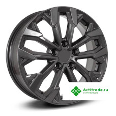 КиК Морейн R17/6.5J PCD 5x105 ET 38 ЦО 56,6 темно - серый глянцевый