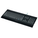 Клавиатура Logitech Corded Keyboard K280e Black USB (классическая мембранные, 104кл)