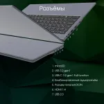 Ноутбук Digma Pro Cursus (AMD Ryzen 5 3500U 2.1 ГГц/16 ГБ DDR4 2666 МГц/15.6