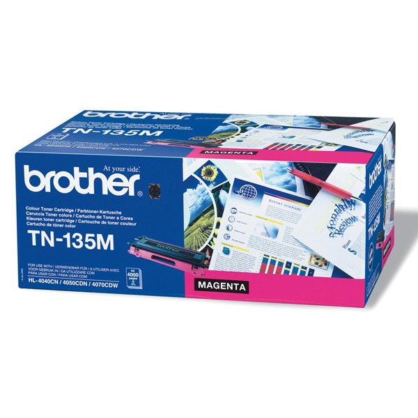 Тонер-картридж Brother TN135M (пурпурный; 5000стр; HL-4040CN, 4050CDN)