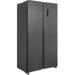 Холодильник Kraft KF-MS4801XI (No Frost, A++, 2-камерный, Side by Side, объем 500:330/170л, инверторный компрессор, серый)