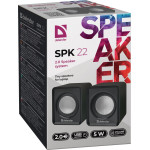 Компьютерная акустика DEFENDER SPK-22 (2.0, 5Вт, пластик)