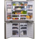 Холодильник Sharp SJ-EX98FBE (No Frost, A++, 3-камерный, Side by Side, инверторный компрессор, 892x1 830x771см, бежевый)