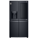 Холодильник LG GC-Q22FTBKL (No Frost, A+, 3-камерный, Side by Side, объем 595:345/250л, инверторный компрессор, 83.5x178.7x73.4см, черный)