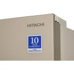 Холодильник Hitachi W660PUC7GBE (No Frost, A+, 2-камерный, объем 540:396/144л, инверторный компрессор, 85.5x183.5x72.7см, бежевый)