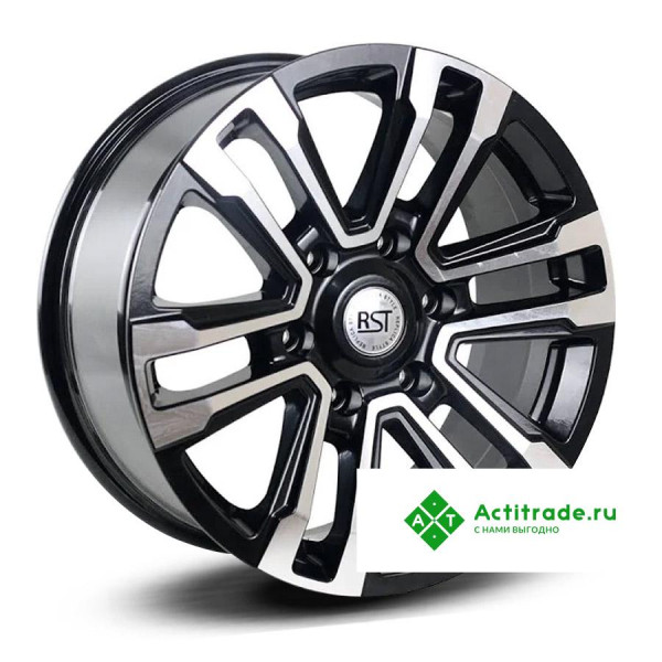 RST R107 R17/7.5J PCD 6x139,7 ET 25 ЦО 106,1 черный с полированной лицевой поверхностью