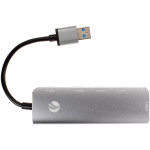 Мультифункциональный хаб VCOM (USB 3.1 Type-C (m), USB Type-C (f); 4 x USB 3.0 (f))