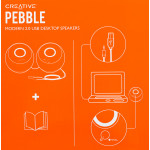 Компьютерная акустика Creative Pebble (2.0, 4,4Вт, пластик)