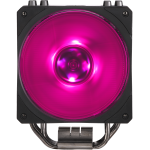 Кулер для процессора Cooler Master Hyper 212 RGB Black Edition (Socket: 1150, 1151, 1155, 1156, 1356, 2011, 2011-3, 2066, AM3, AM3+, AM4, FM1, FM2, FM2+, алюминий+медь, 30дБ, 120x120x25мм, 4-pin PWM)