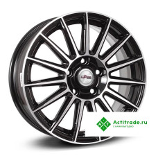 IFree Азур R16/6.5J PCD 5x112 ET 43 ЦО 57,1 черный с полированной лицевой поверхностью