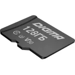 Карта памяти microSDXC 128Гб Digma (Class 10, 90Мб/с, UHS-I U3, адаптер на SD)
