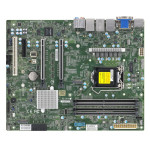 Материнская плата Supermicro X12SCA-F (LGA 1200, Intel W480, 4xDDR4 DIMM, RAID SATA: 0,1,10,5)