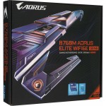 Материнская плата Gigabyte B760M AORUS ELITE WIFI6E GEN5 (SocketLGA1700, 4xDDR5, microATX, RAID SATA: 0,1,15,5)