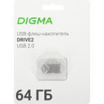 Накопитель USB DIGMA DGFUM064A20SR