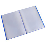 Папка Buro ECB20BLUE (A4, пластик, толщина пластика 0,5мм, синий)