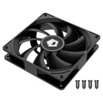 Кулер для корпуса ID-Cooling FL-12025K (21дБ, 3-pin)