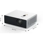 Проектор Cactus CS-C4.SG (DLP, 1920x1080, 800000:1, HDMI x2, VGA, оптический аудиовход, аудио mini jack)