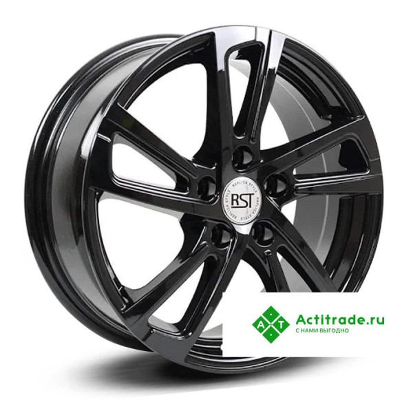 RST R046 R16/6.5J PCD 5x108 ET 50 ЦО 63,4 черный глянцевый