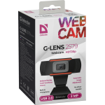 Веб-камера DEFENDER G-lens 2579 HD720p (2млн пикс., 1280x720, микрофон, USB 2.0)