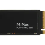 Жесткий диск SSD 500Гб Crucial P3 Plus (2280, 4700/1900 Мб/с, PCI Express)