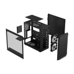Корпус Fractal Design Focus 2 RGB Black TG Clear Tint (Midi-Tower)