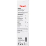 Сетевой фильтр Buro 600SH-16-5-B (5м, 6xEURO, 3,5кВт, 16А)