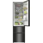 Холодильник Hisense RM469N4AFD1 (No Frost, A+++, 2-камерный, объем 396:270/126л, инверторный компрессор, черный)