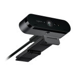 Веб-камера Logitech Brio (13млн пикс., 4096x2160, микрофон, автоматическая фокусировка, USB 3.0)
