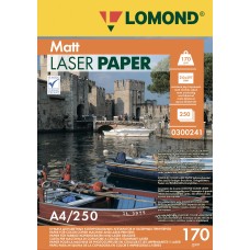 Бумага Lomond 0300241 (A4, 170г/м2, для лазерной печати, двусторонняя, матовая, 250л)