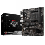 Материнская плата MSI A520M PRO (AM4, AMD A520, 2xDDR4 DIMM, microATX, RAID SATA: 0,1,10)