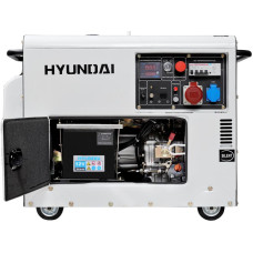 Электрогенератор Hyundai DHY 8000SE-3 (дизельный, трехфазный, пуск электрический, 6,5/6кВт, непр.работа 12,5ч)